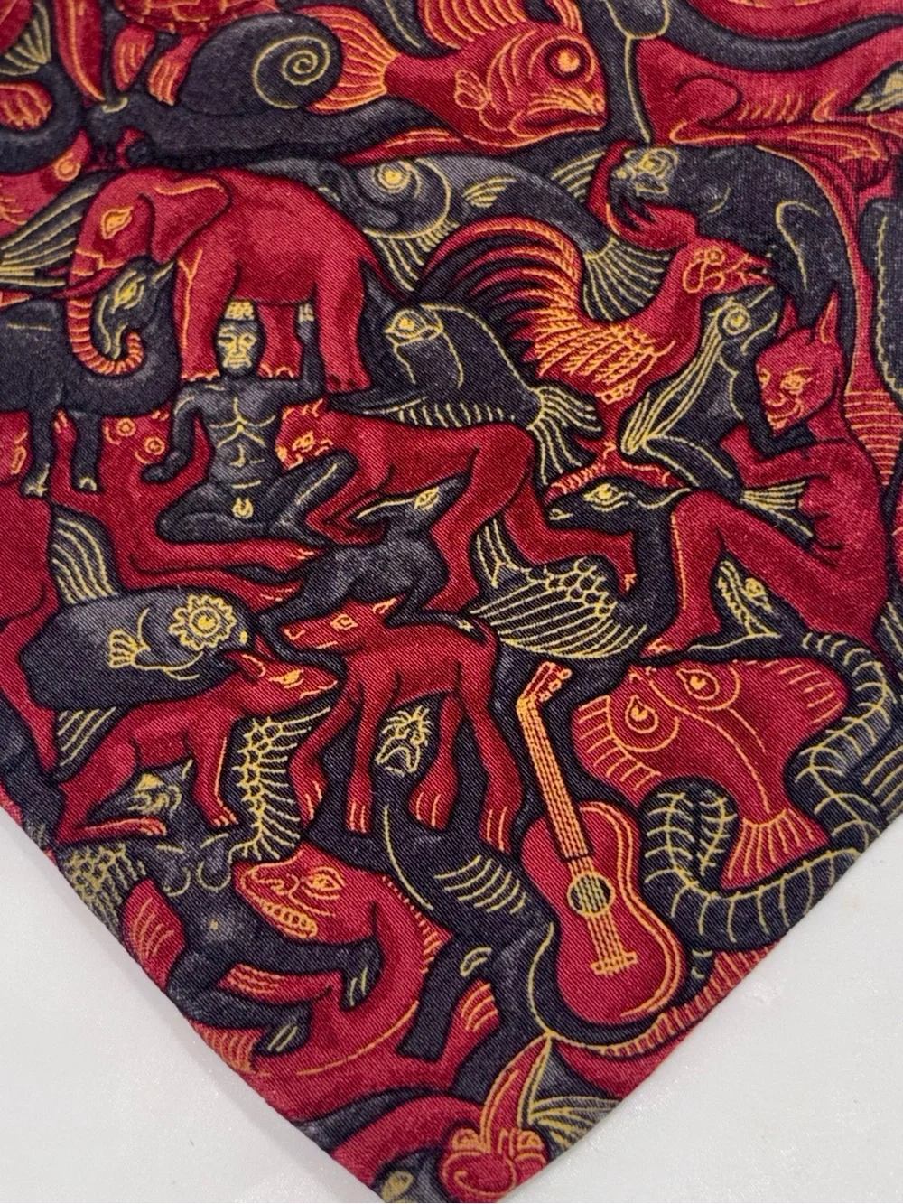 Vintage The Boxelder Company Italian silk necktie “Mosaic II